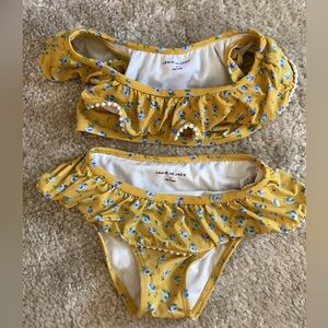 Janie and Jack size 5 girls 2 piece bathing suit